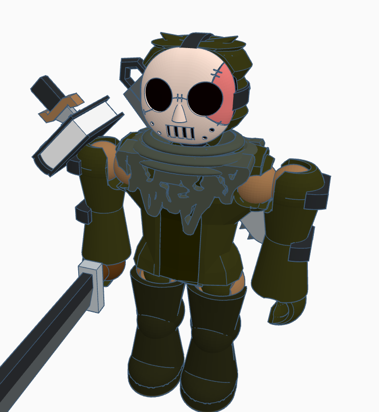Articulated Slasher from Roblox Forsaken (Roblox Figure)
