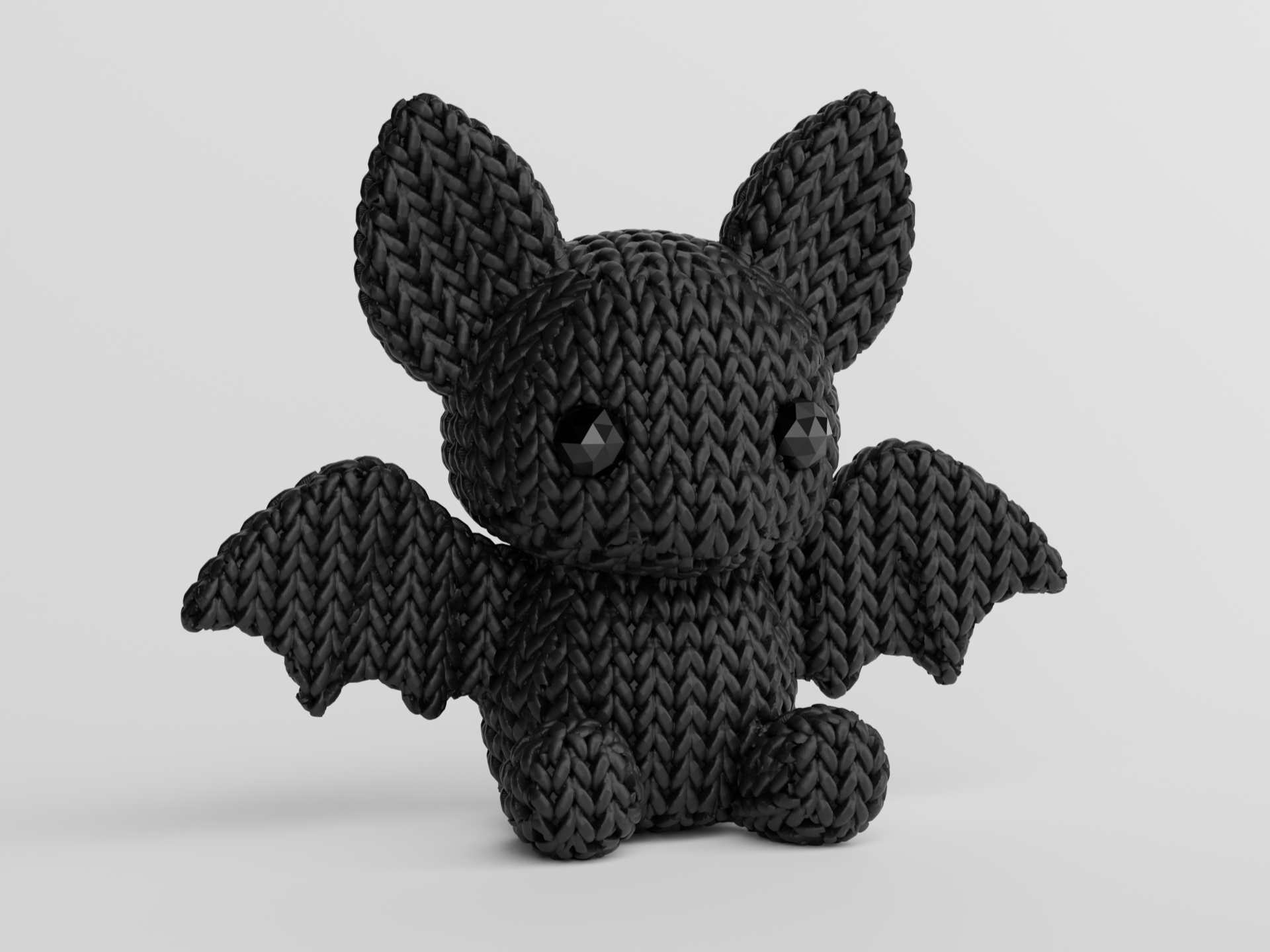 Miniatura 2 do modelo 3D Knitted Bat