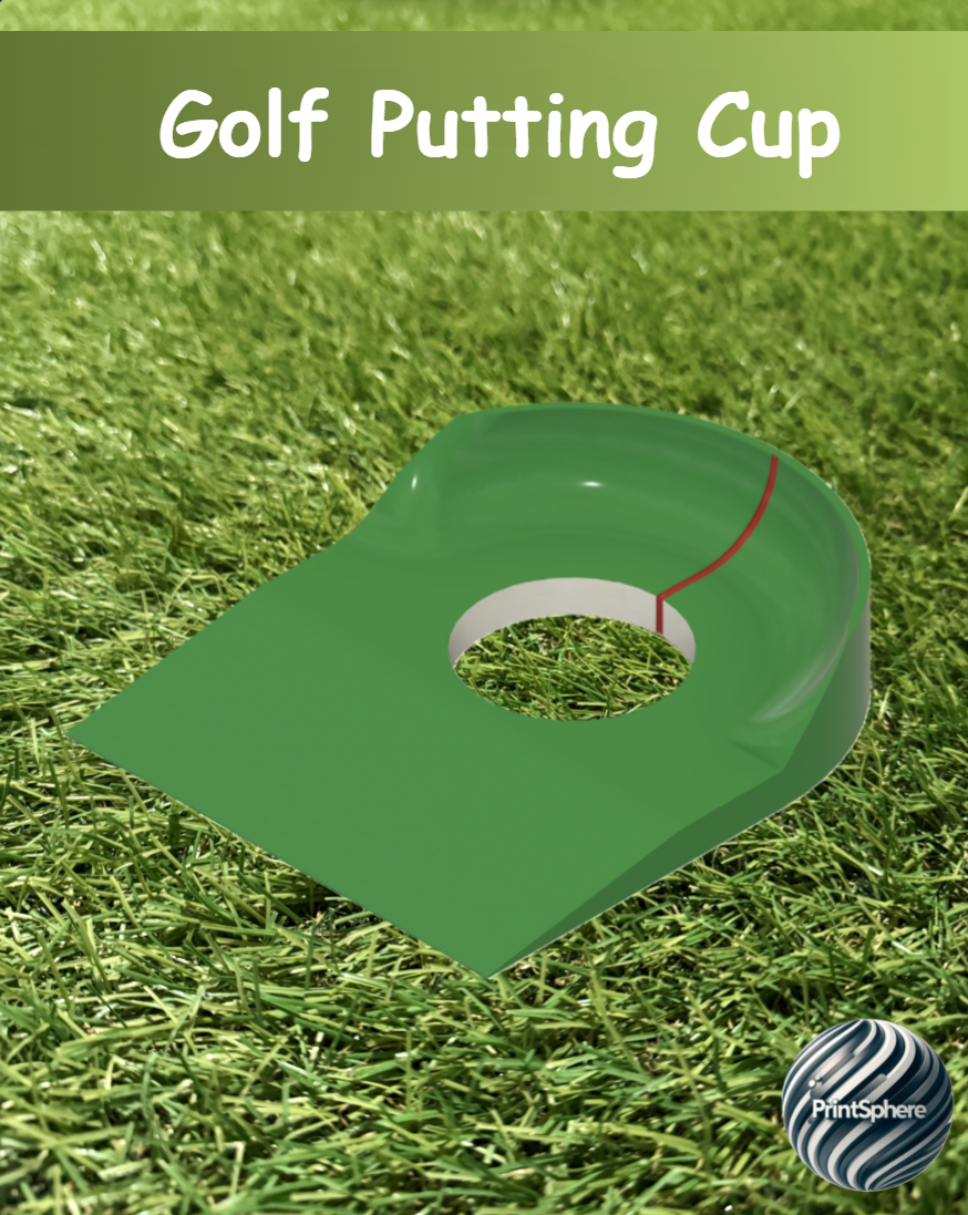 Golf - Putting Cup 3D model by Peter C