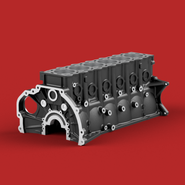Miniatura 2 do modelo 3D 2JZ Engine Block