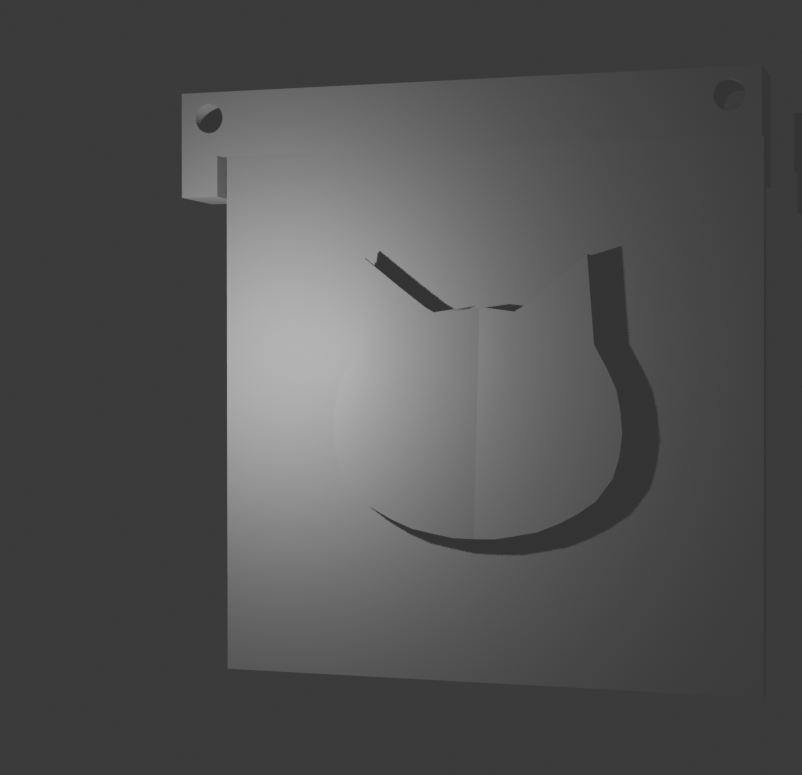 Cat flap Slidable