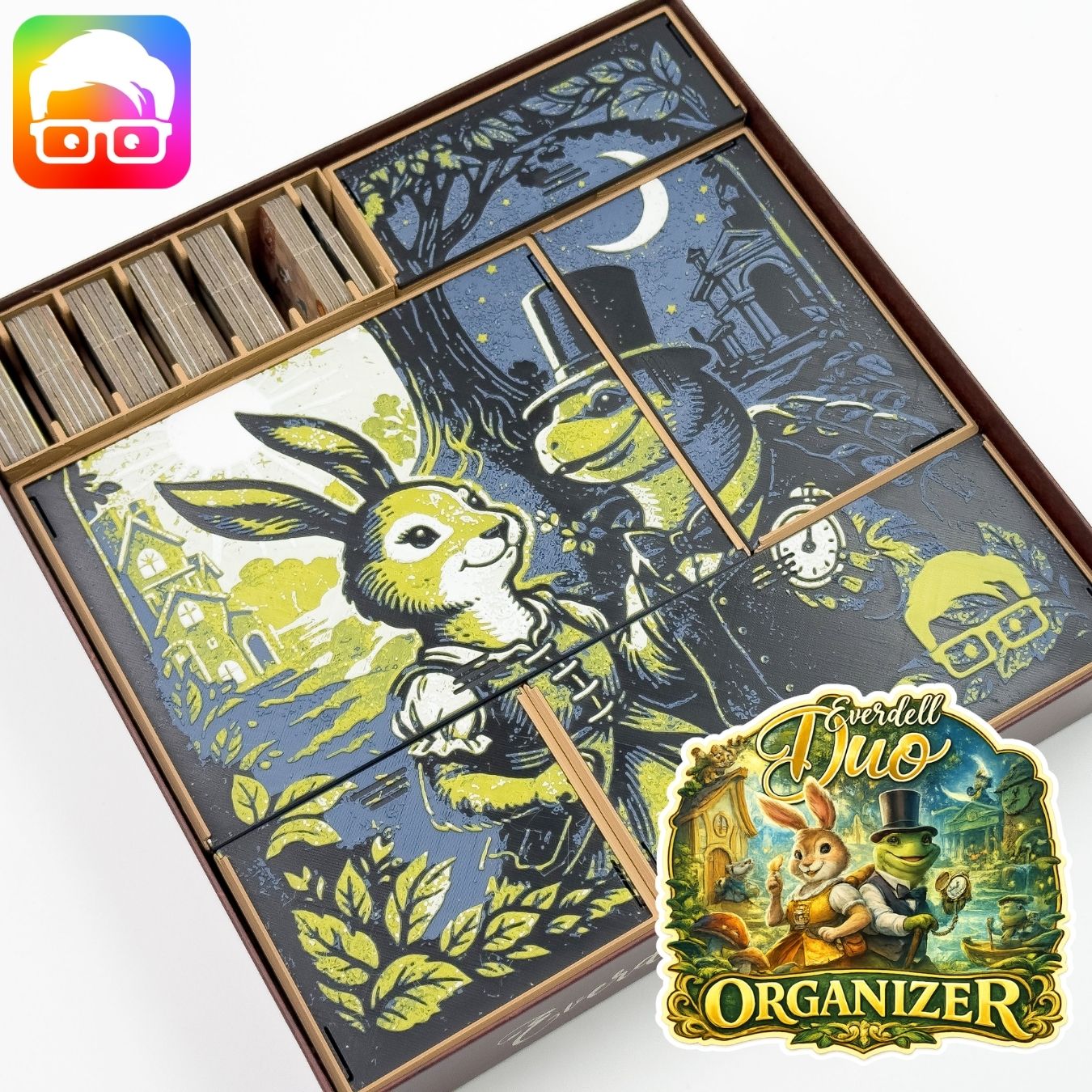 Everdell DUO organizer by @ammedia3d [tabletop board game inserts sku: ARCS001]