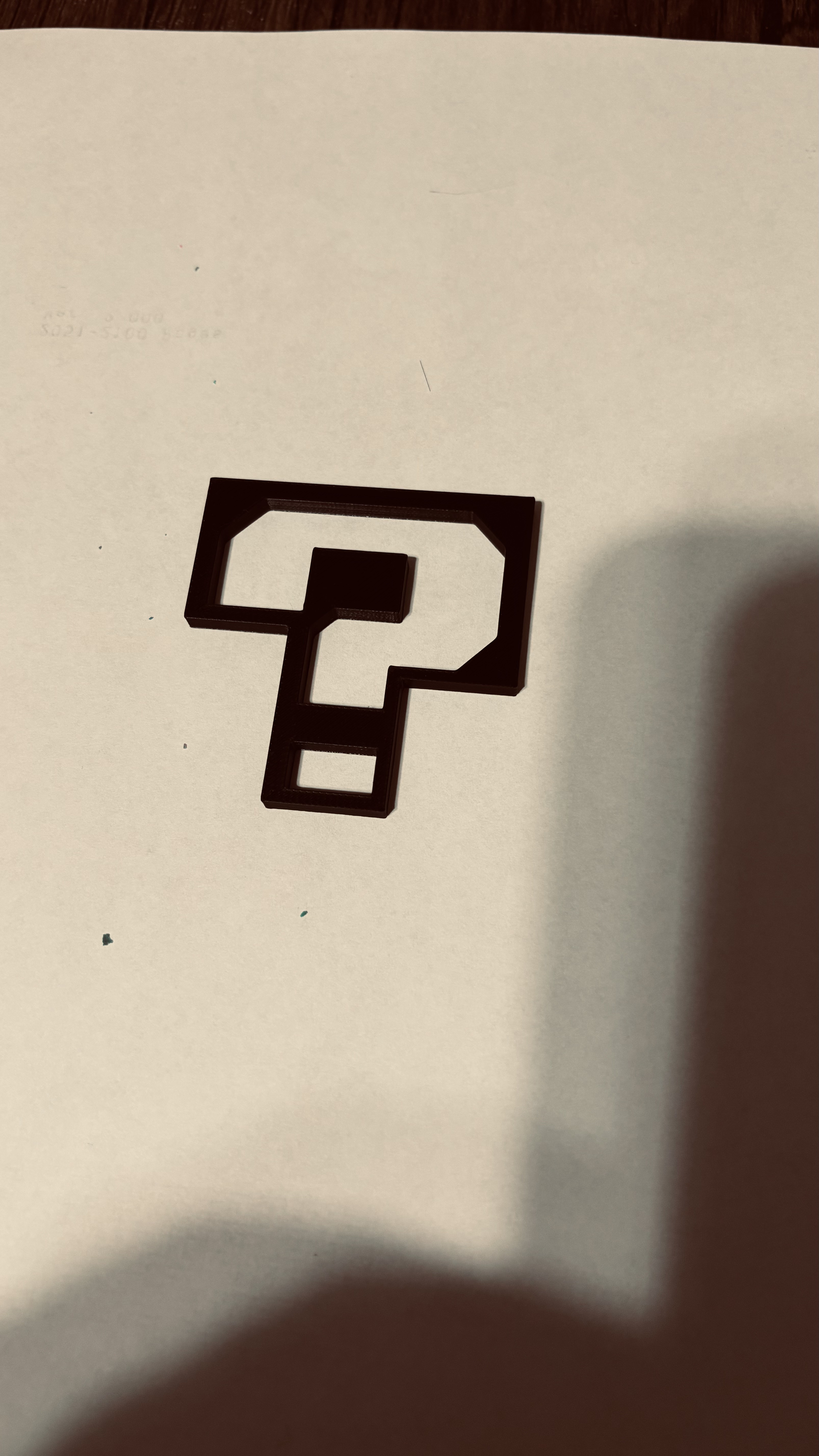 Minimalist Mario Question Stencil
