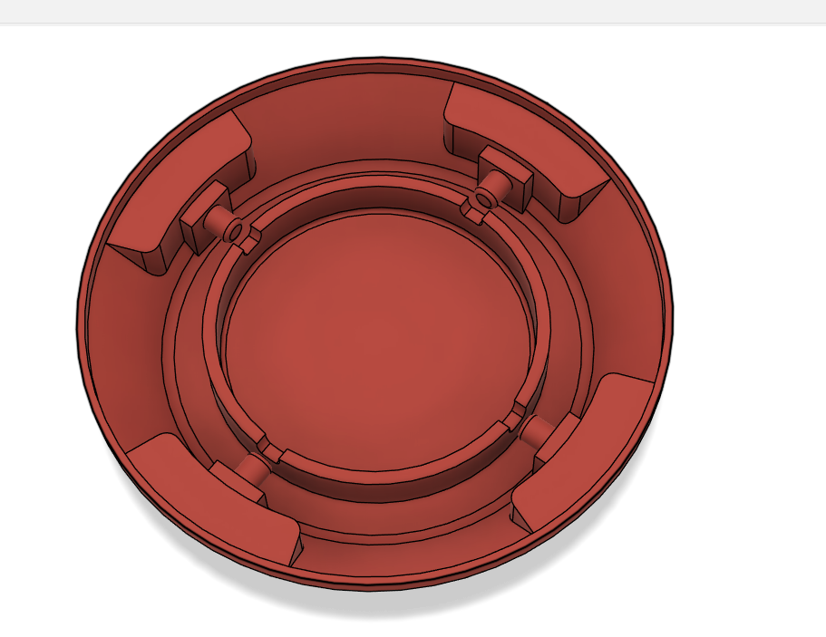 HaloBLK HALODISC 2 Wheel Center Cap Original 2025- Tesla 3D model