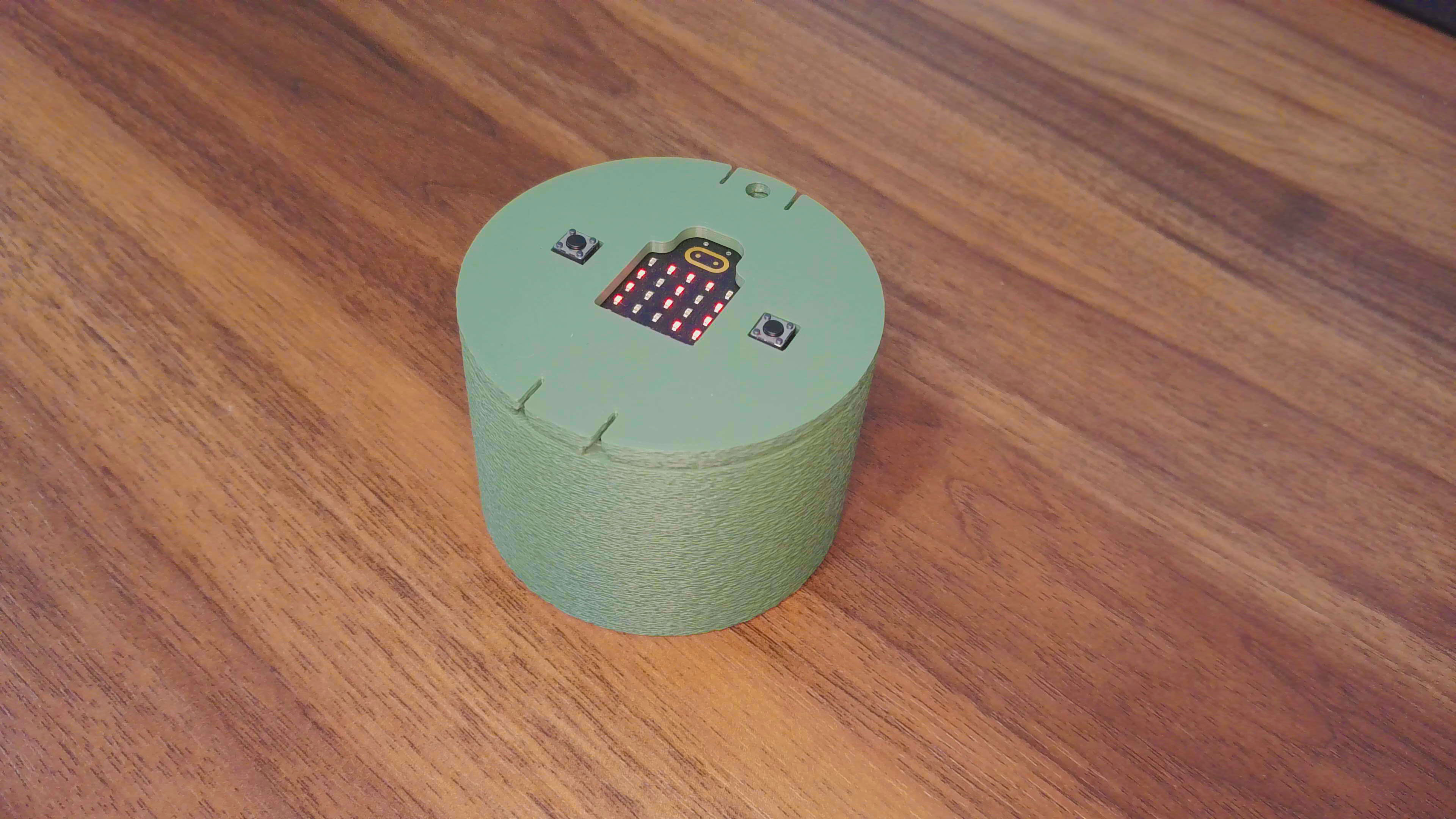 micro:bit cylindric case 3D model