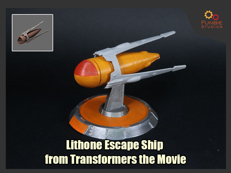 [Iconic Ships] Lithone Escape Ship from Transformers the Movie