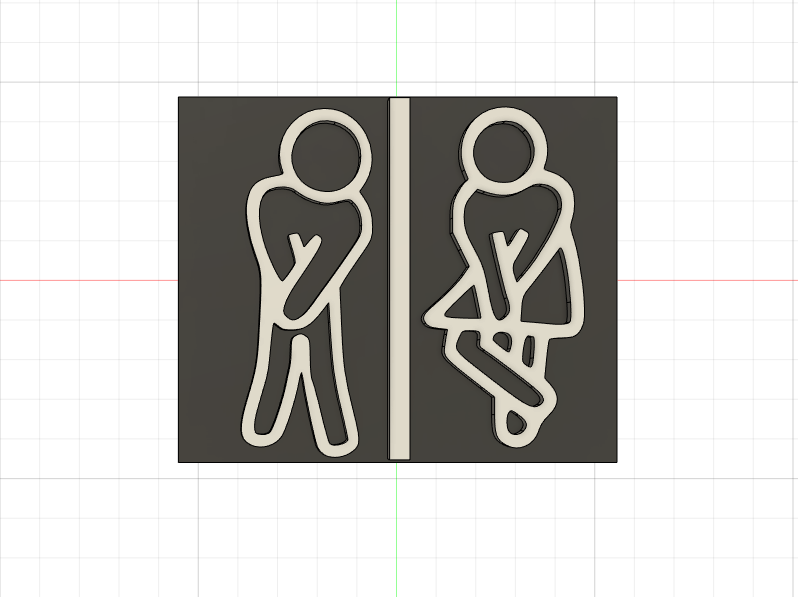 Signalétique toilette