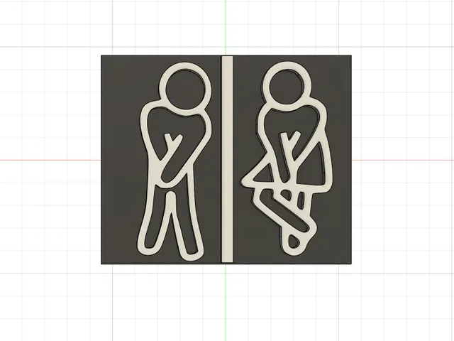 Signalétique toilette
