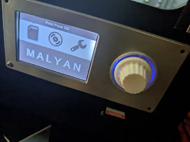 Malyan M180 Push Button Control Knob