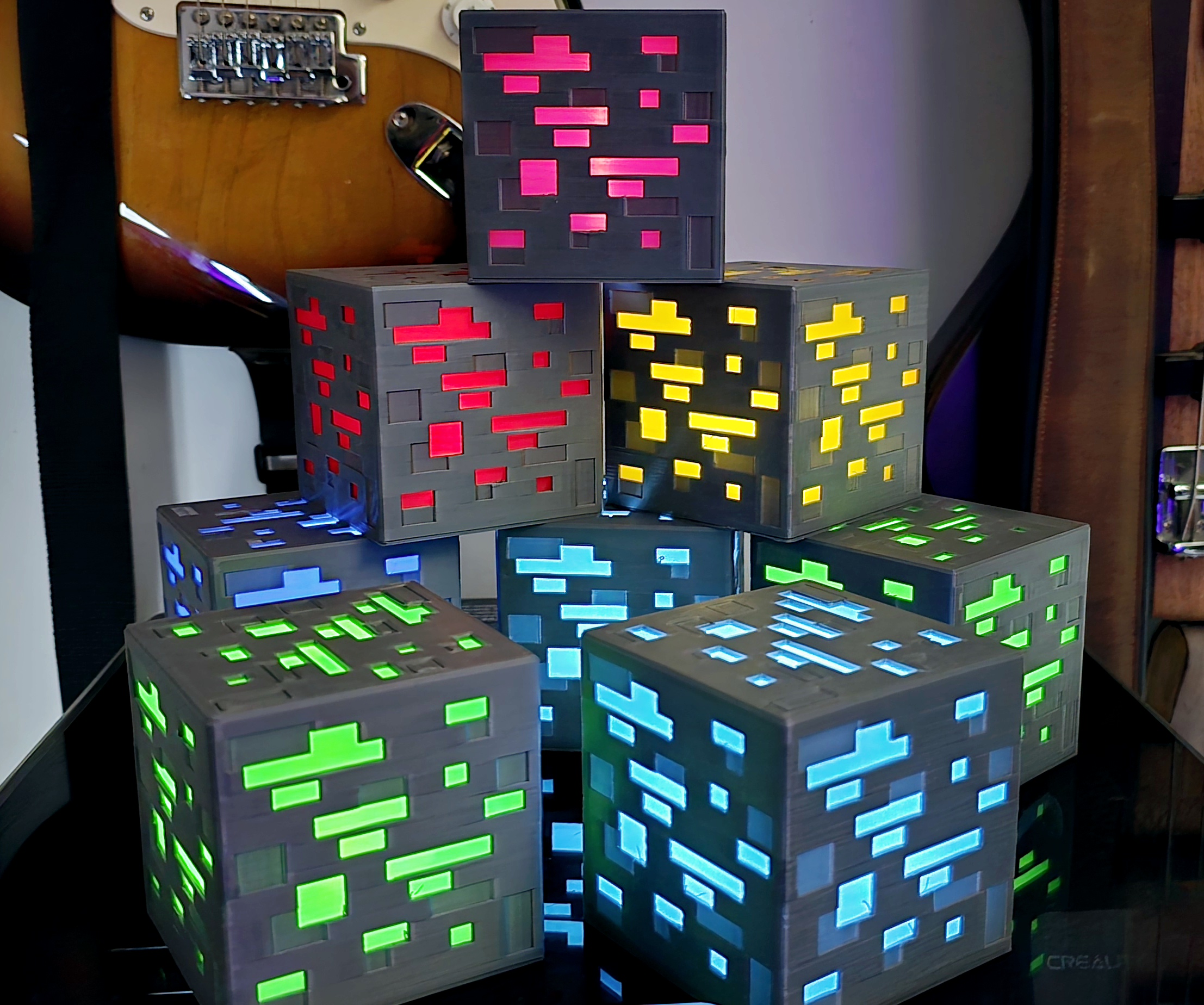 Miniatura 5 do modelo 3D MINECRAFT ORE LIGHT BOX