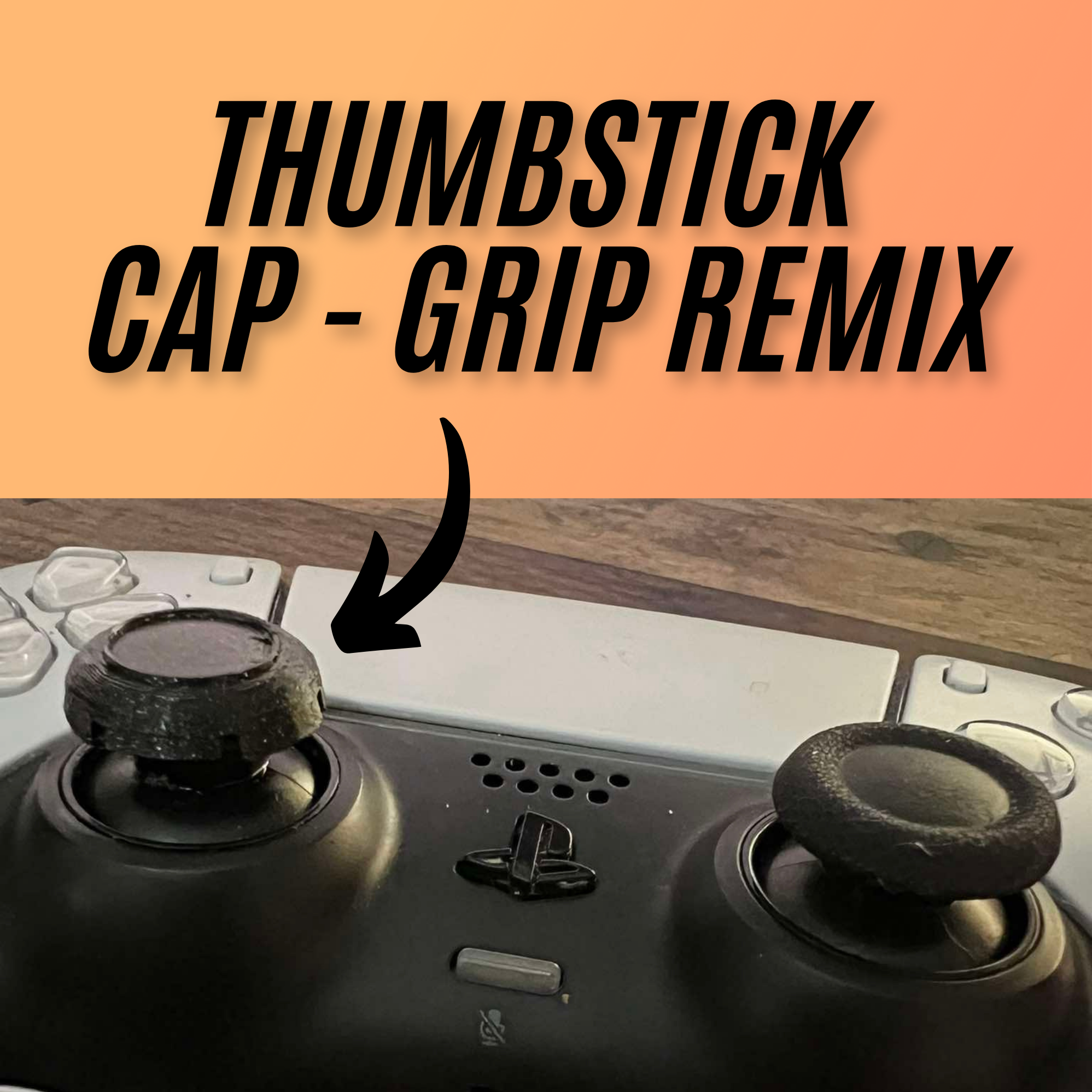 PS5 DualSense Thumbstick Rubber Cap Replacement – Grip Remix