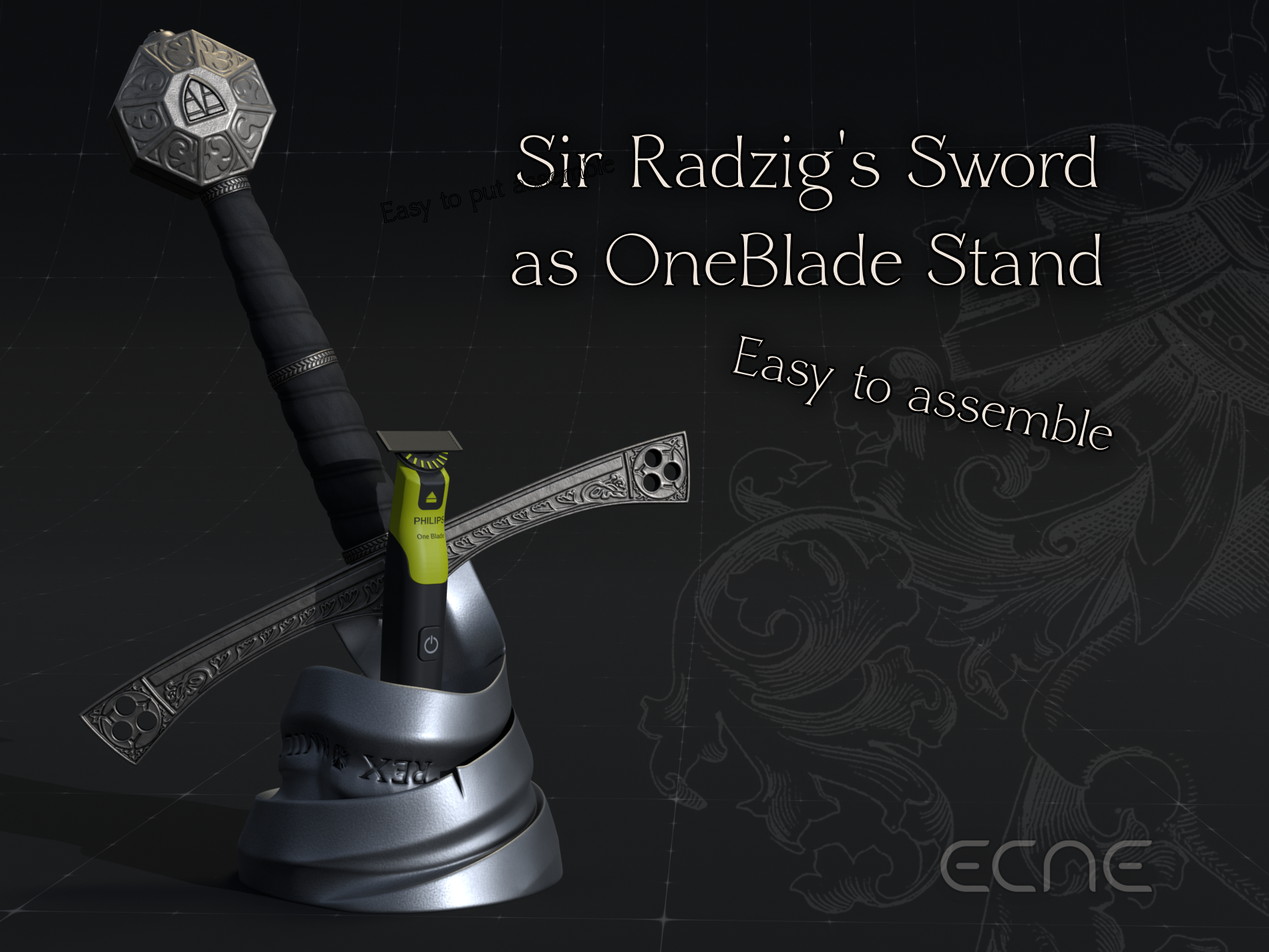 Sir Radzig's Sword - OneBlade Stand