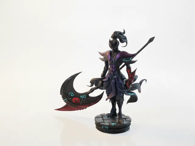 Kayn Dark God Statue LOL Champions 3D Printable
