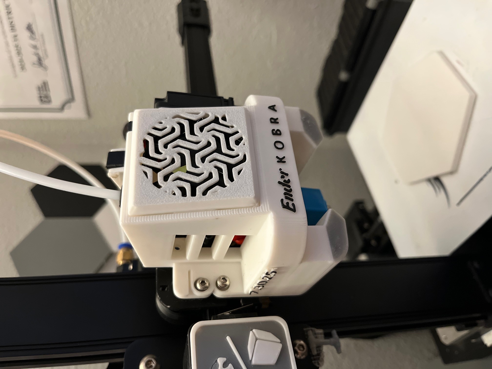Satsana Ender 2 Pro / Ender 3 toolhead clone (for larger toolhead assembly's) 3D model thumbnail