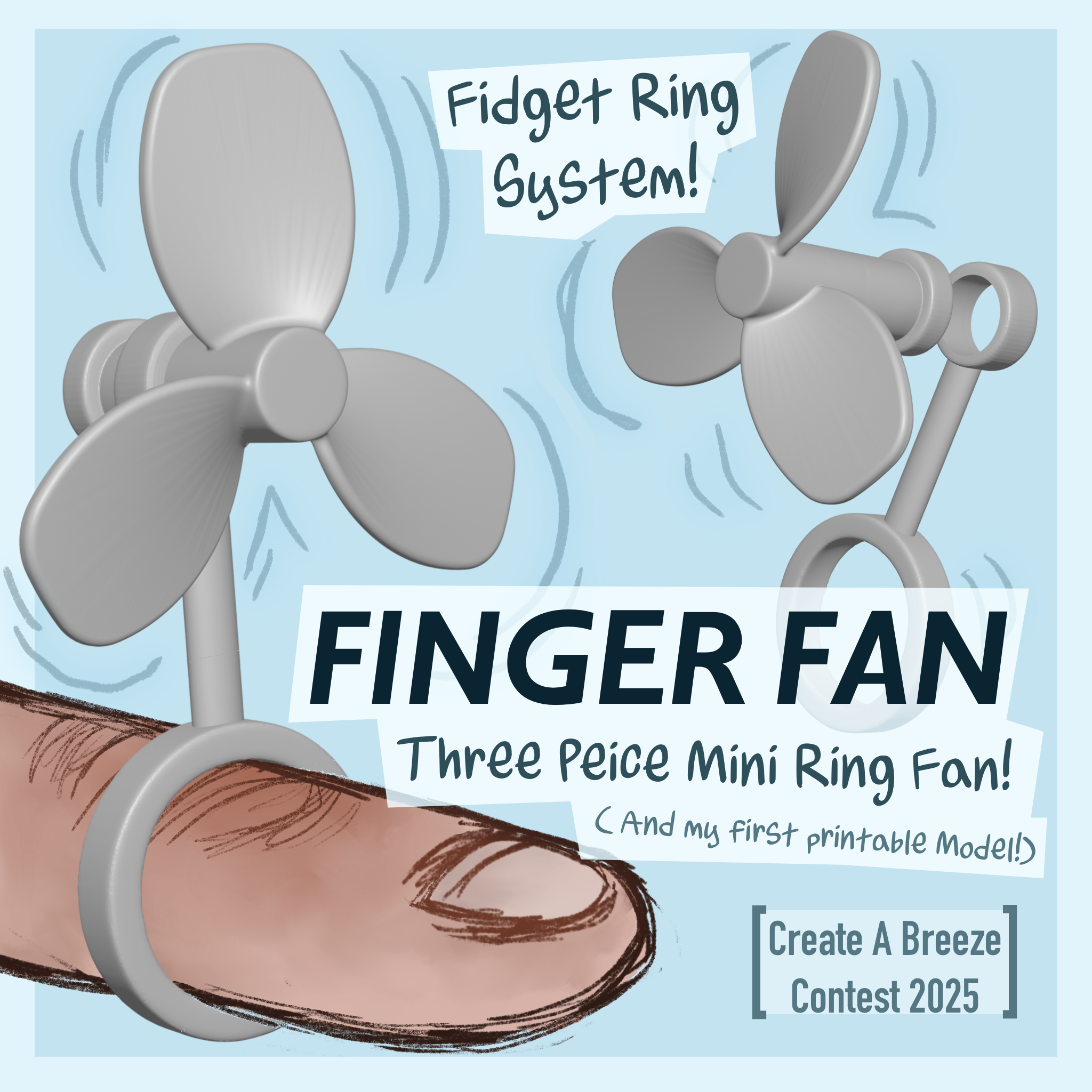 The Original Finger Fan