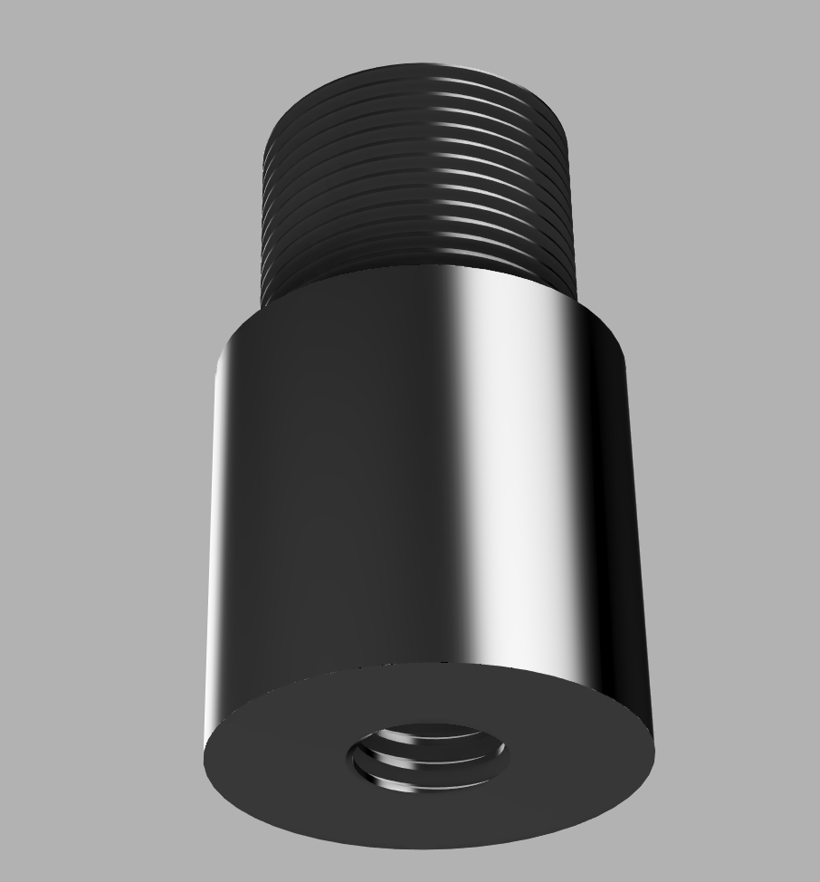 Cymbal stand to microphone 5/8 adapter