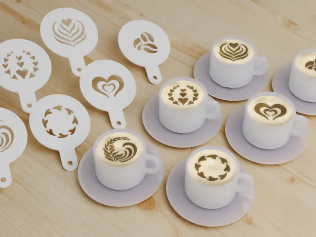 Coffee Stencils