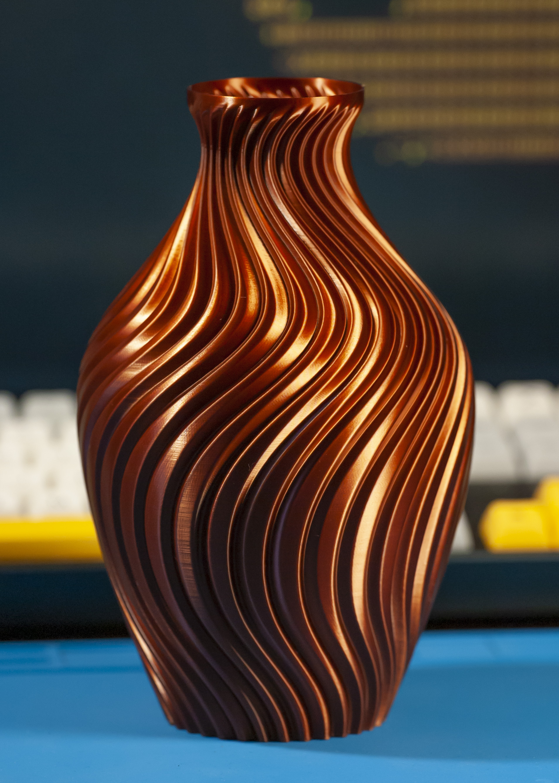 Wavy vase #3 (.step included)