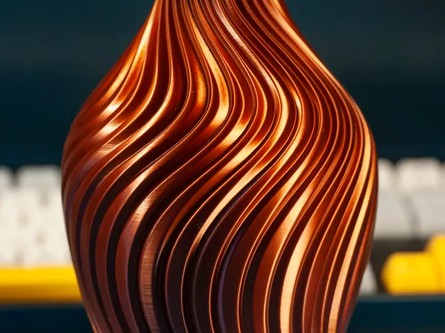 Wavy vase #3 (.step included)