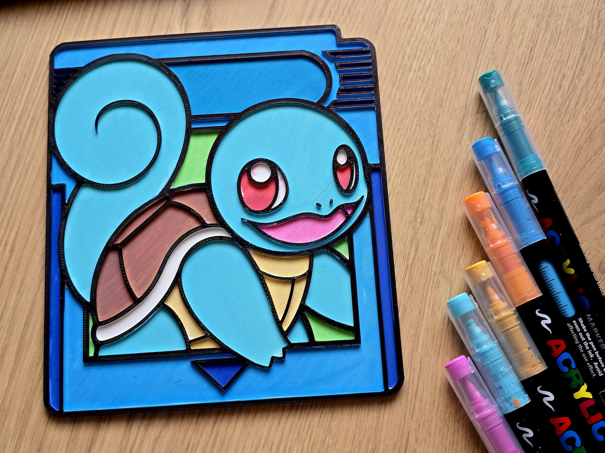 Squirtle Gamecard Pokemon Coloring