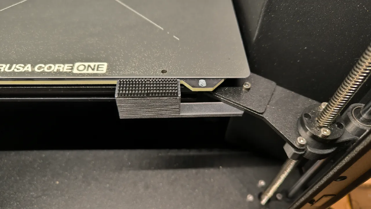 Core One nozzle wiper (Creality K2 Plus silicone) by MarkG