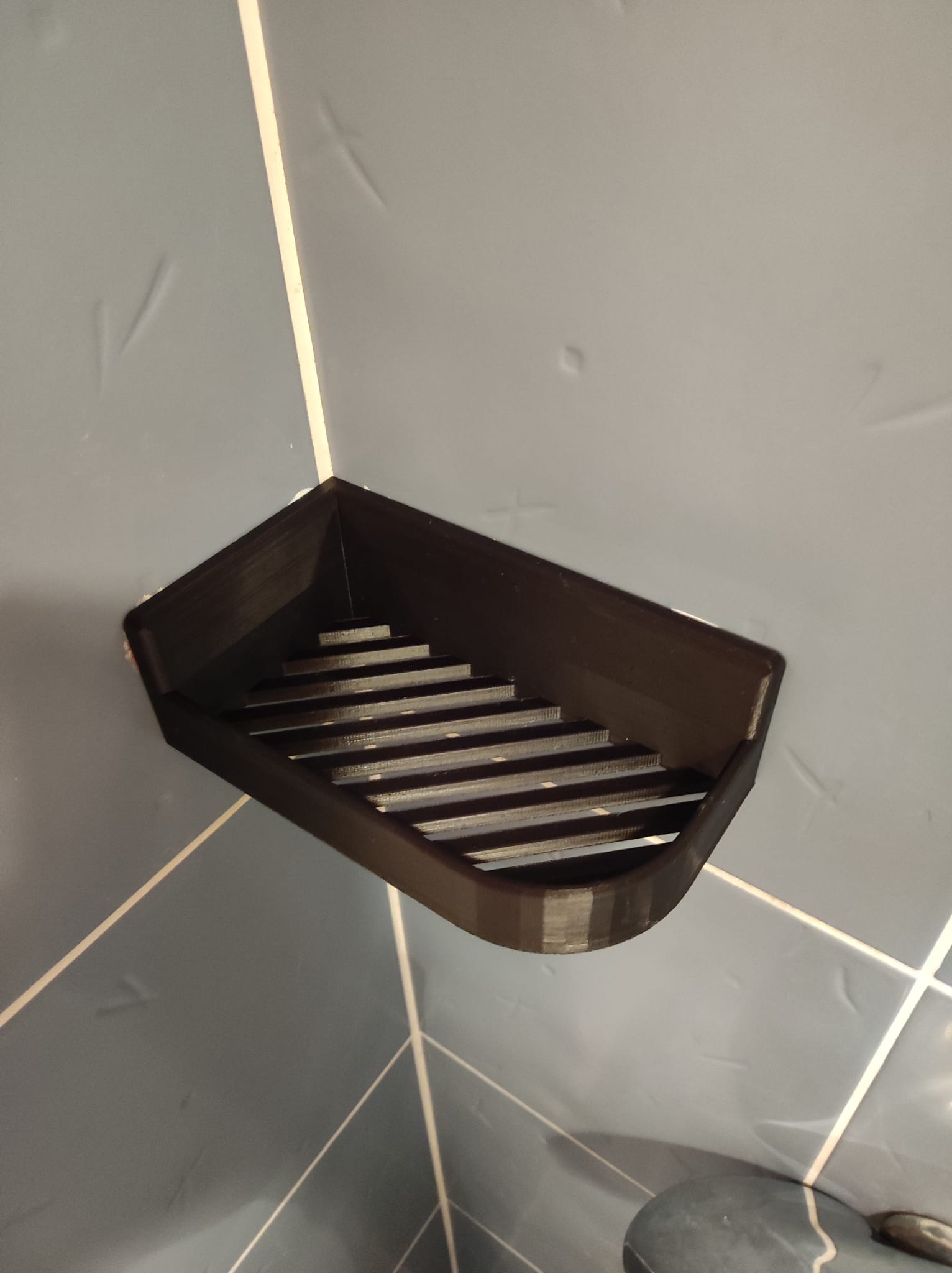 Bathroom shampoo holder