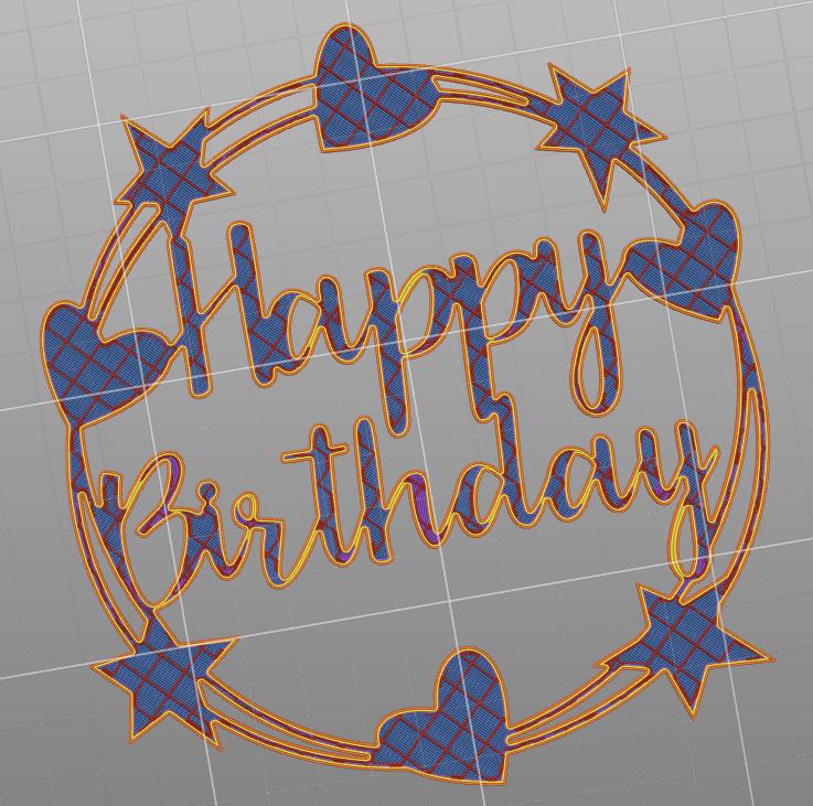 Happy birthday ring