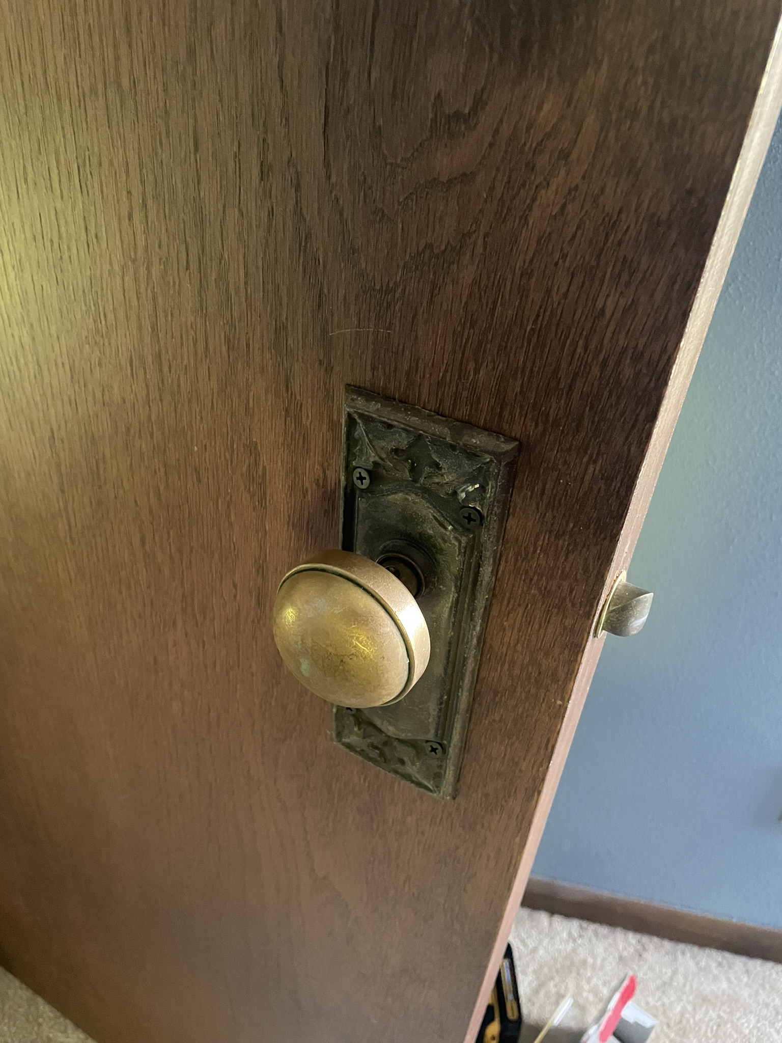 Antique door knob spindle — miniatura 5