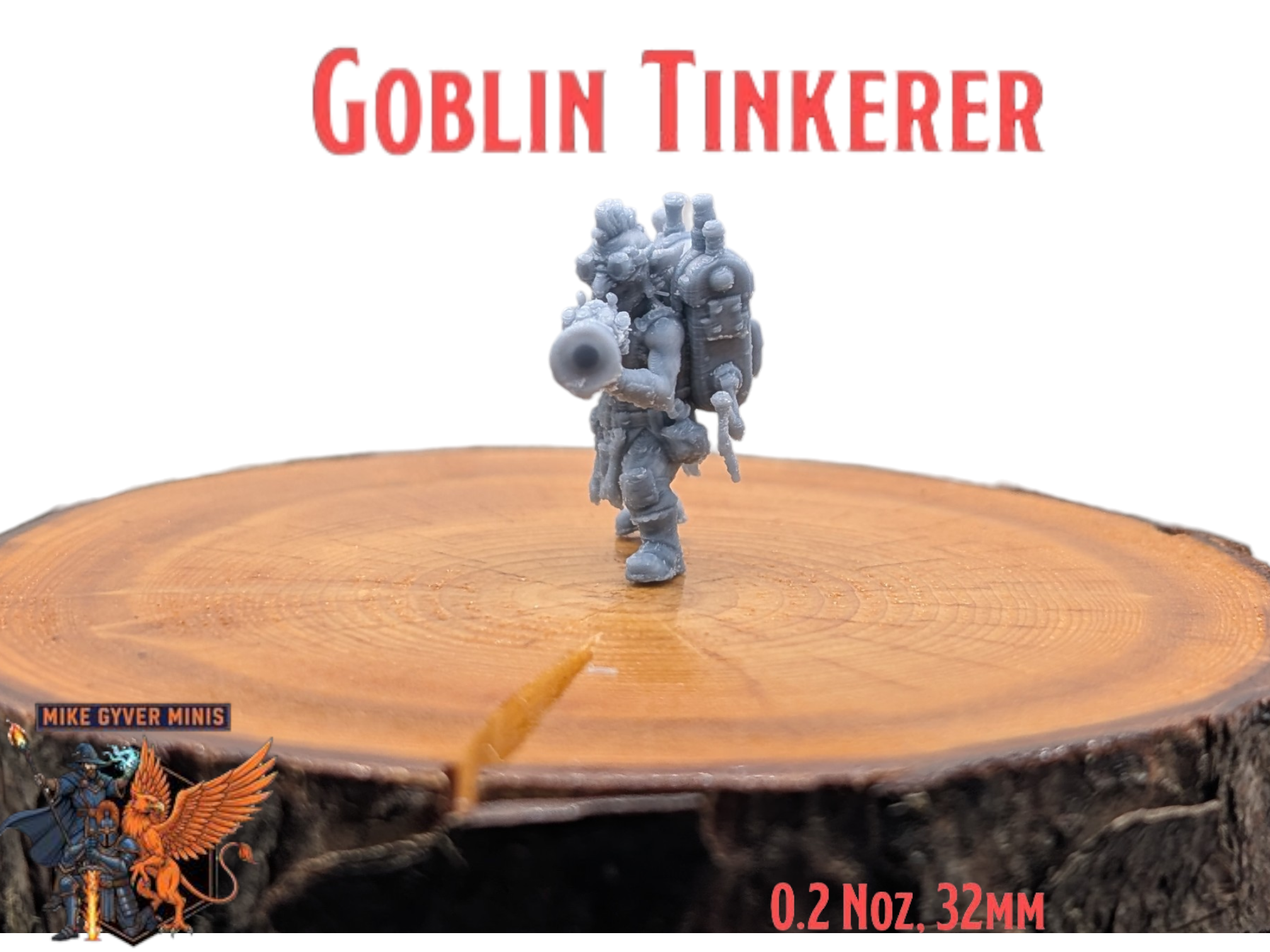 Goblin Tinkerer - MGM Print-Ready Mini 3D model by Mike Gyver Minis