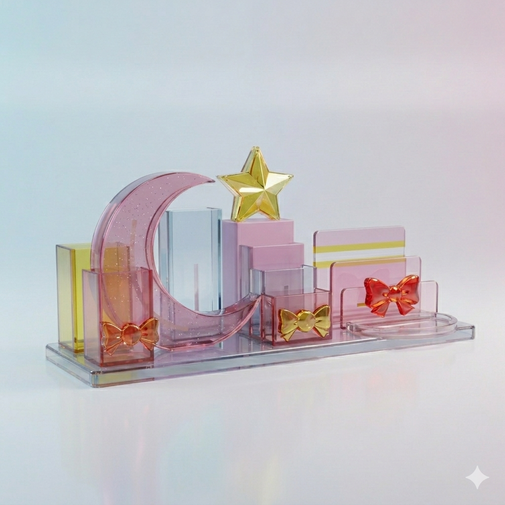 Magical Girl Inspired Make Up Organizer 3D model