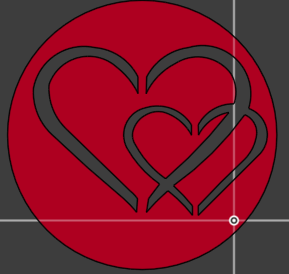 Double Heart Stencil