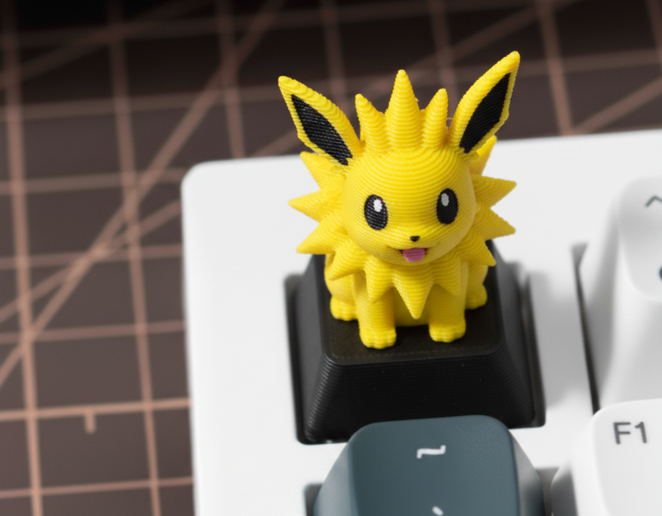 Jolteon Pokemon Keyboard Keycap MX