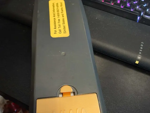 AIWA RC-6AR02 Remote Controller Battery Cover