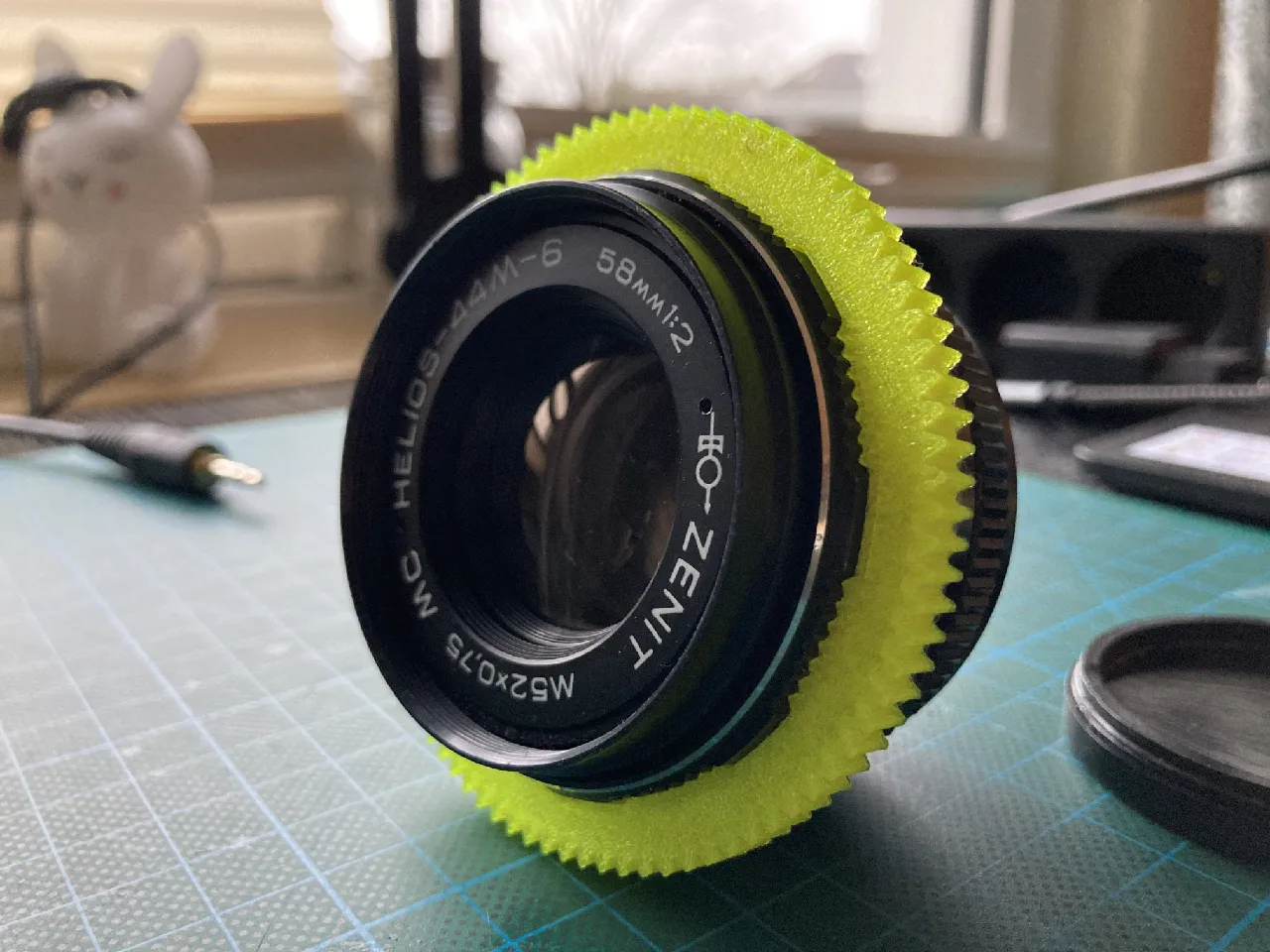 Focus gear adapter for Helios 44M-6 by Nikolay Antipov | Download