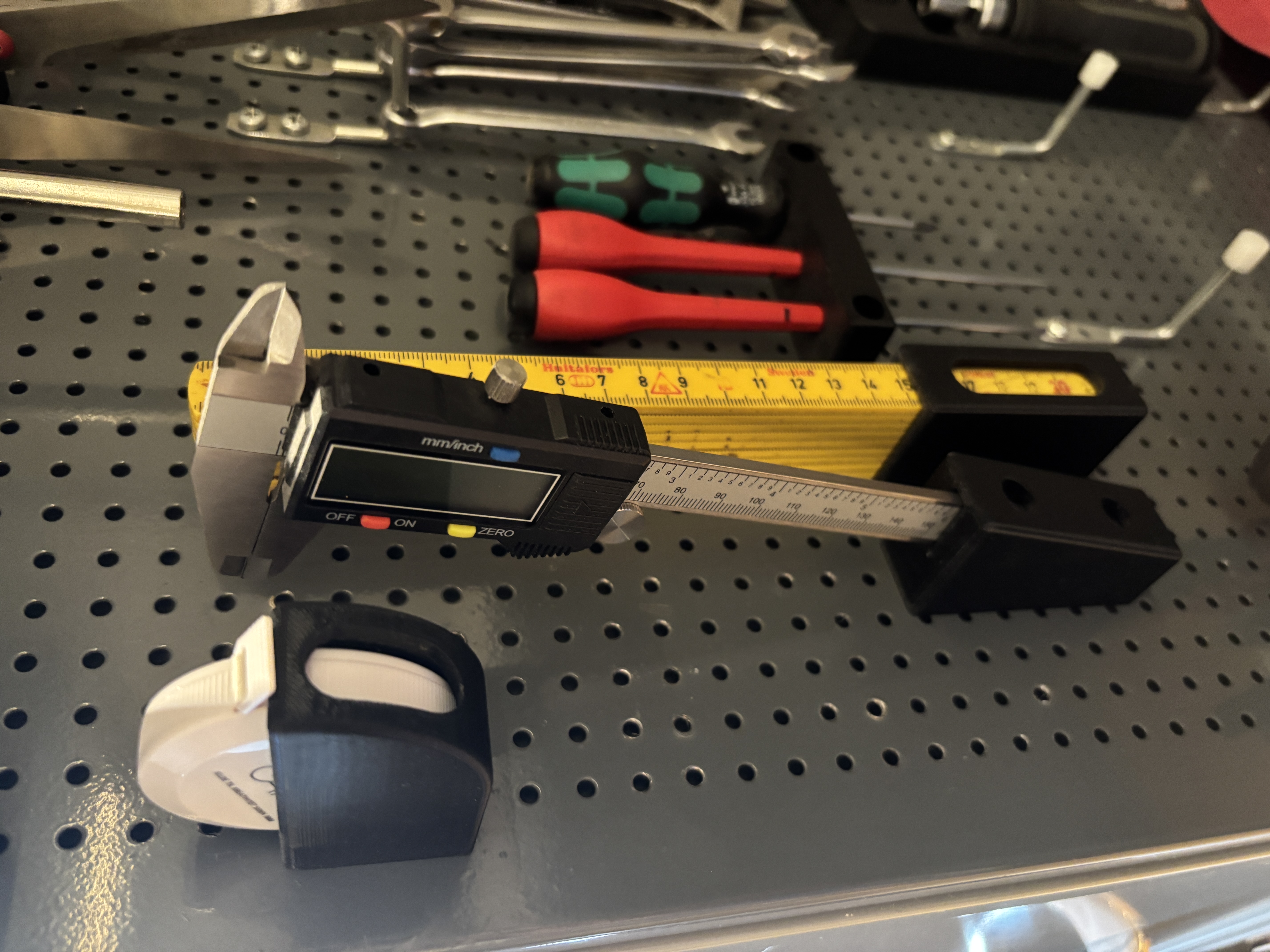 Caliper Pegboard Holder