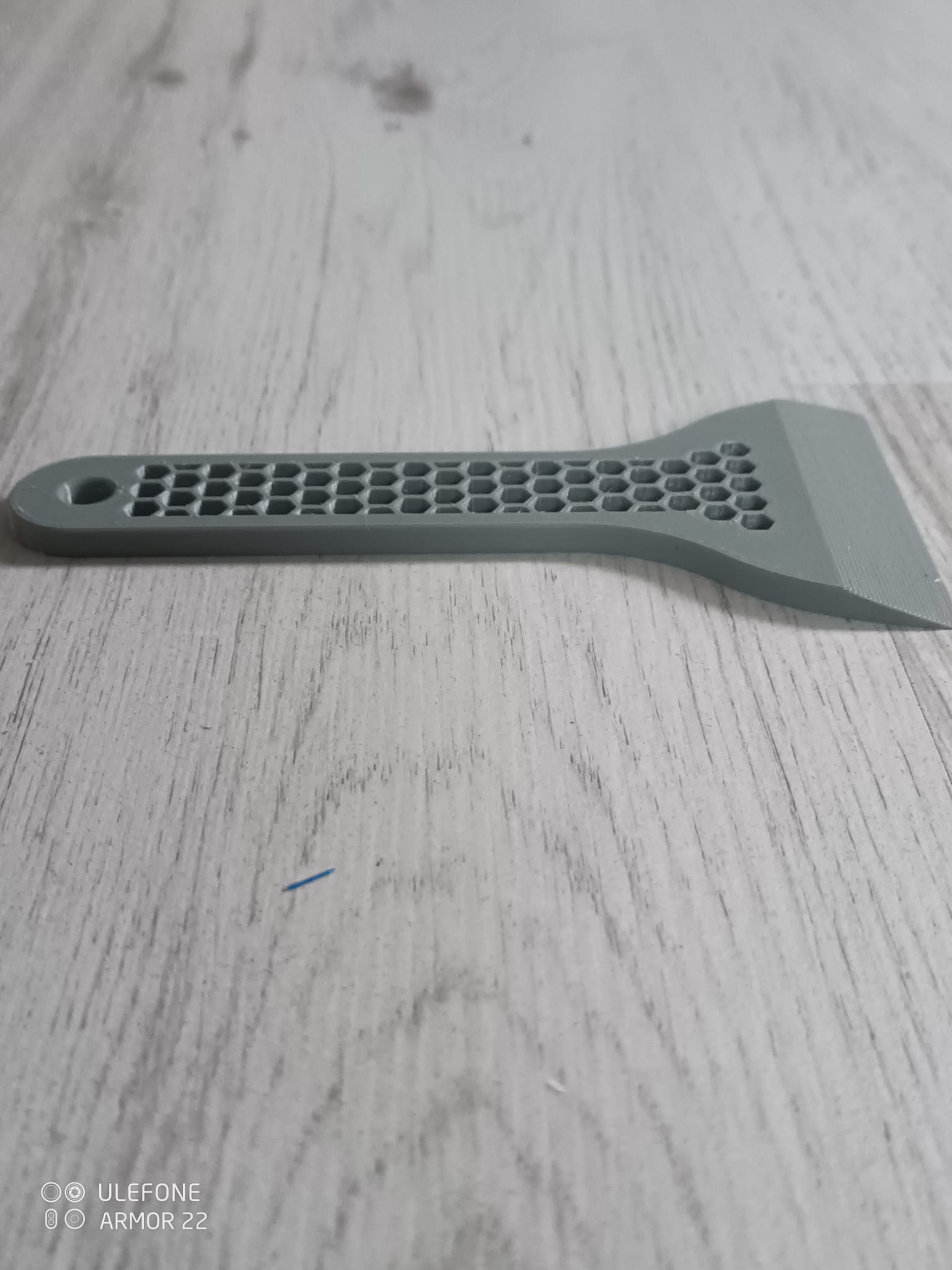 Printbed hexscraper