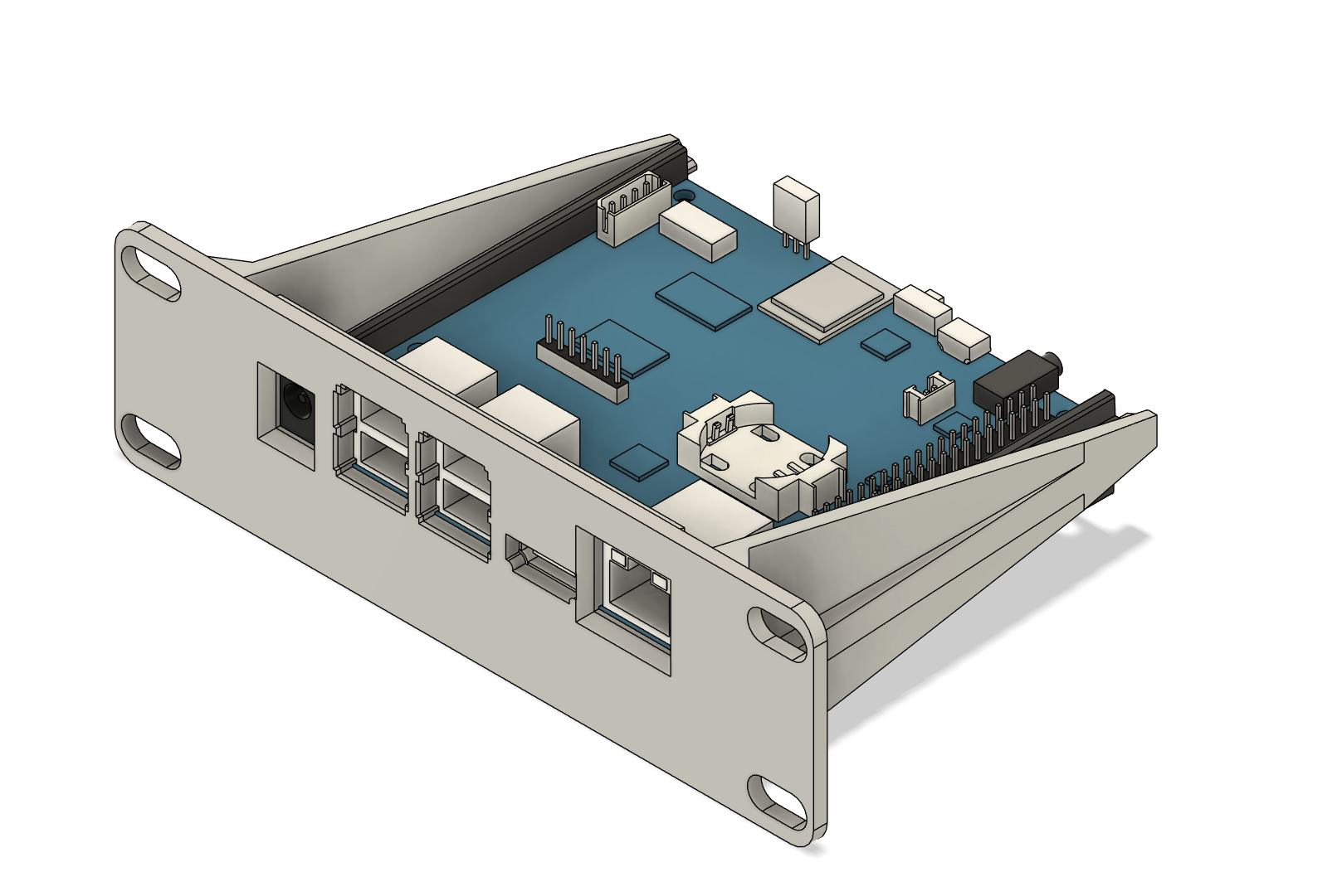 Odroid n2+ 6 inch rack mount