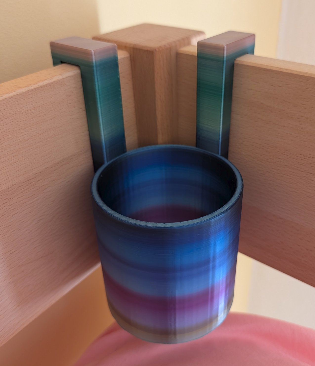 Bed Cup holder for 18mm corner frame