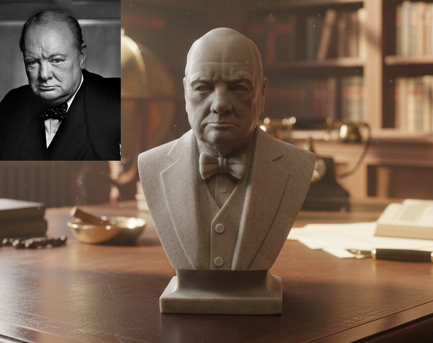 Winston Leonard Spencer Churchill – Bust