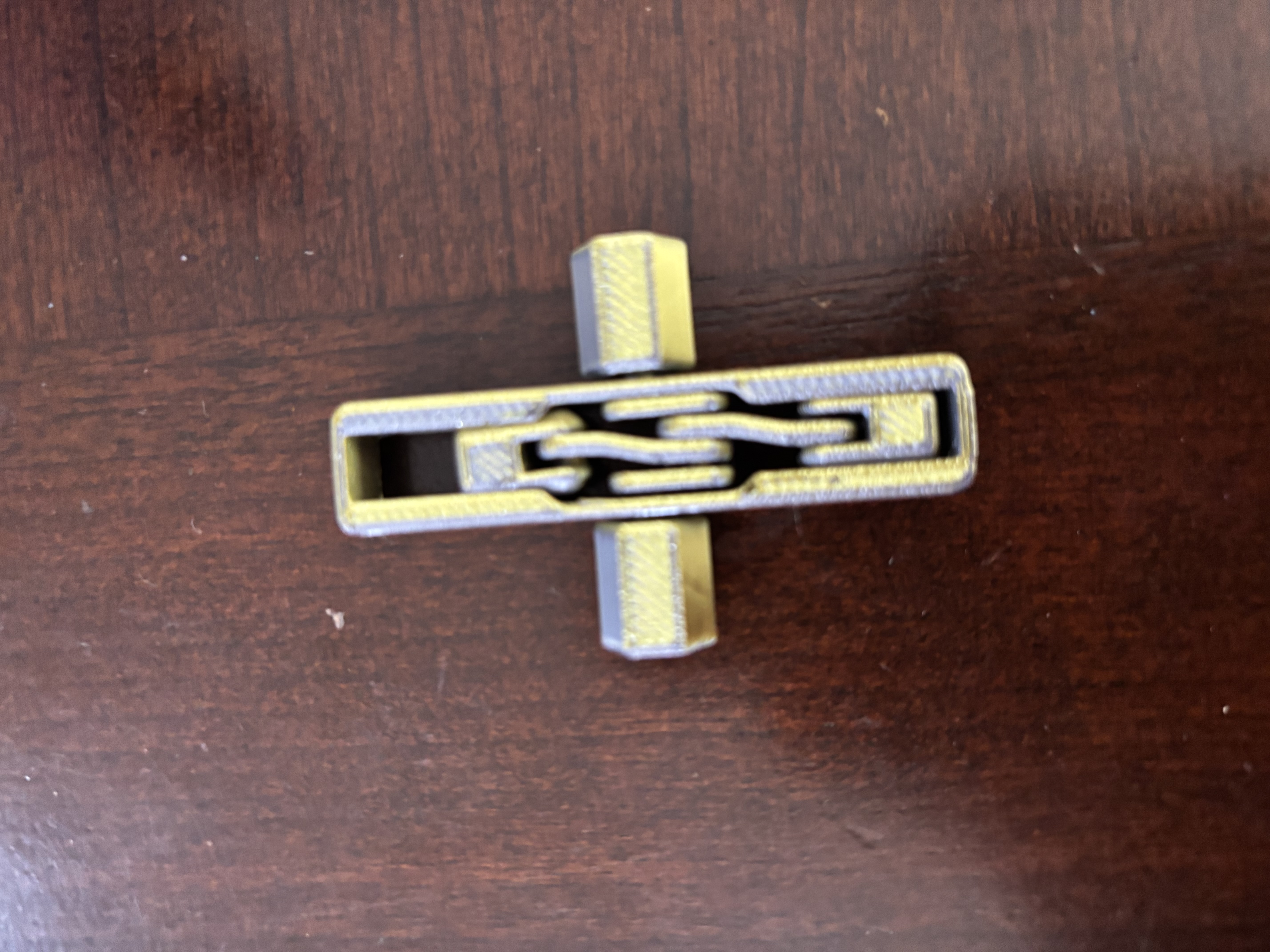 Motor Fidget With Two Handles 3D model thumbnail