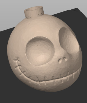 Jack Skellington Aztec Death Whistle