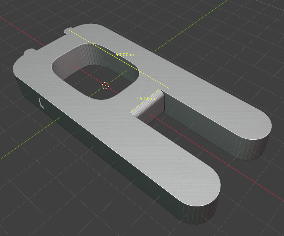 Distance holder (6cm) for fence work.