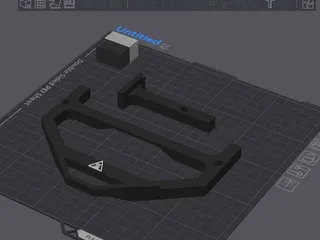 kobra 3 print bed handle and plate guide.