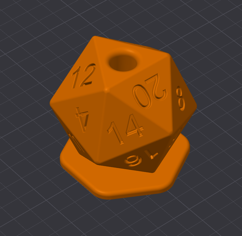 D20 Pen Stand