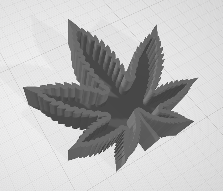 Leaf ash tray