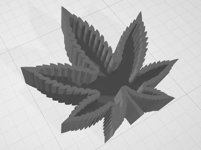 Leaf ash tray