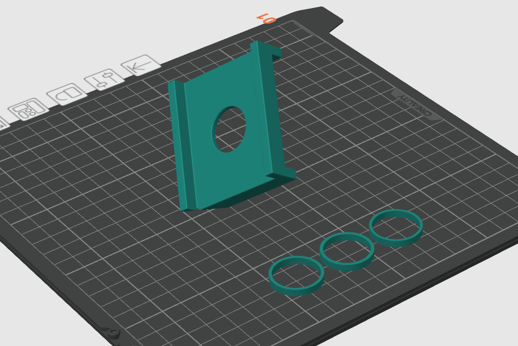 Ryobi lawn mower blade adapter 3D model
