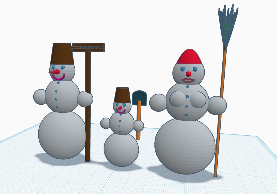 snowman family