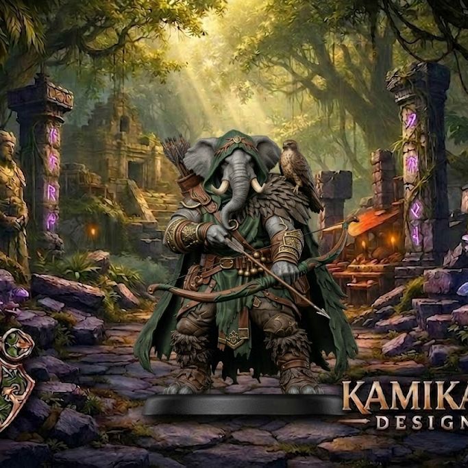Loxodon Ranger by Kamikaze Designs | Download free STL model ...