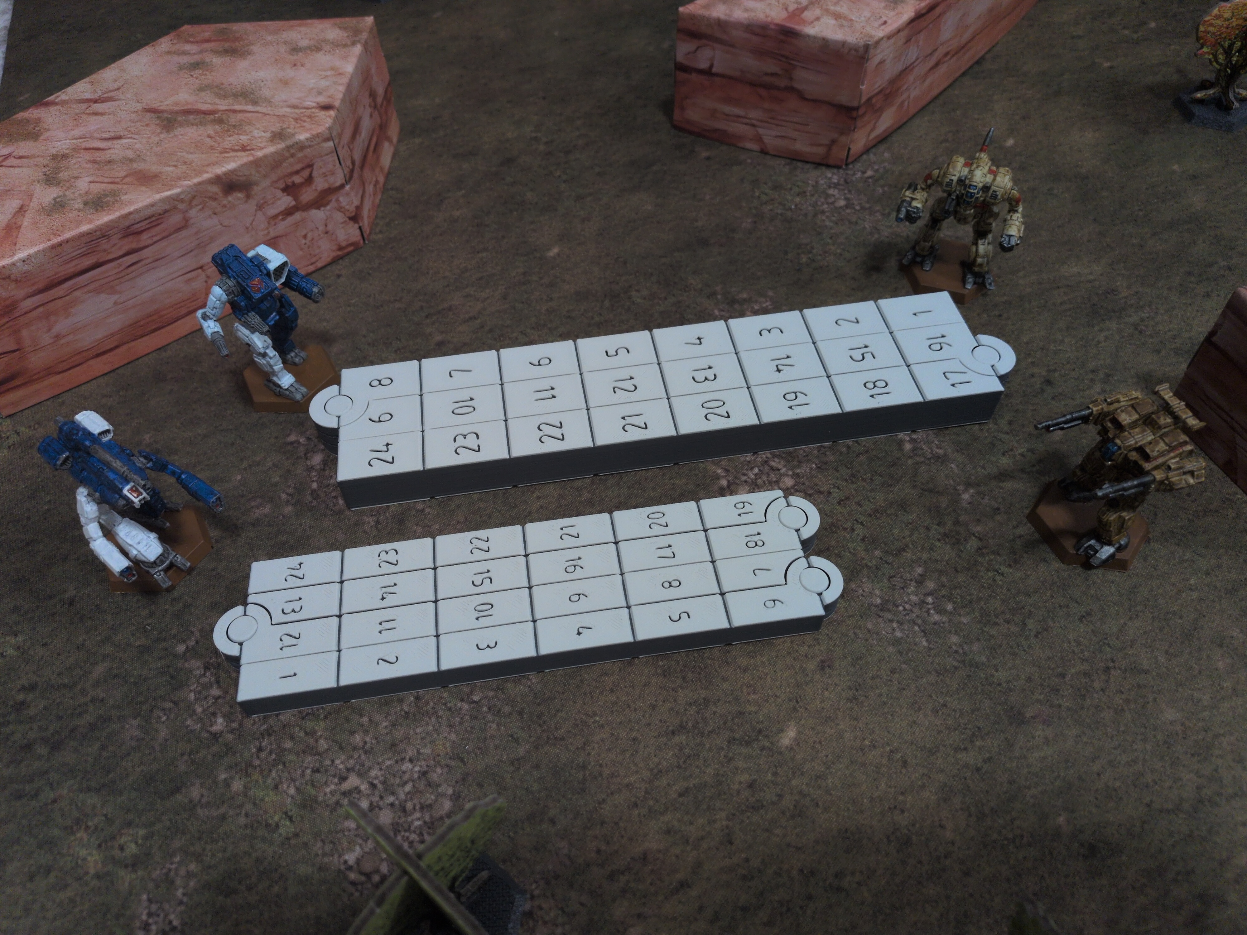 Foldable Wargaming Ruler (compact)
